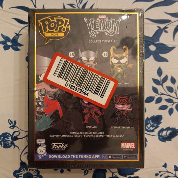 Funko Pop Pin Enamel Pin Marvel Venomized Thor #15 Disney - Picture 2 of 3